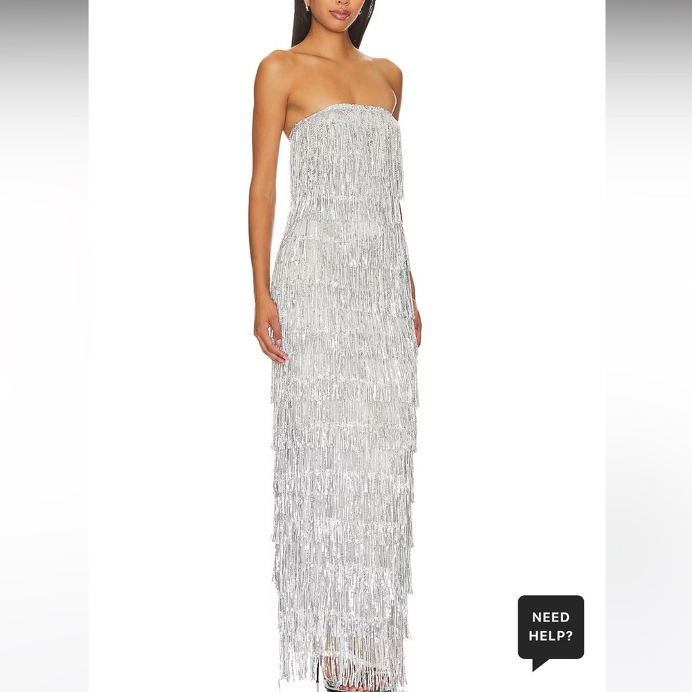 Majorelle Samara Gown in Silver